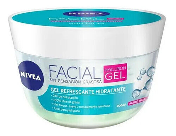 Nivea Hyaluronic Hydrating Facial Gel 200 ml